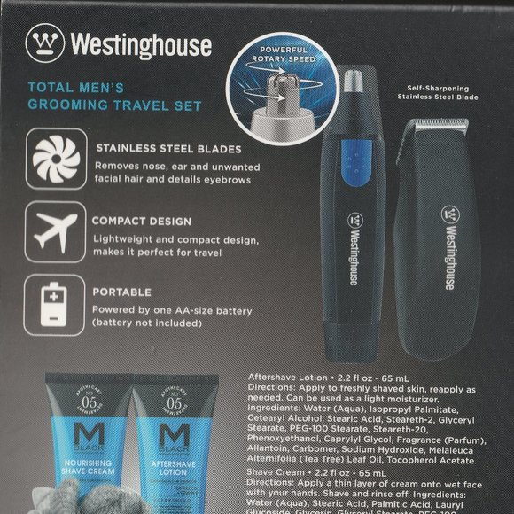 Westinghouse Total Men's Grooming Travel Set - Picture 2 of 2